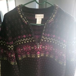 Sweater half zippered